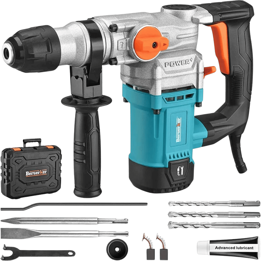 The Value Pick - Break Tiles, not your Wallet
Berserker SDS-Plus Rotary Hammer Drill with Vibration Control