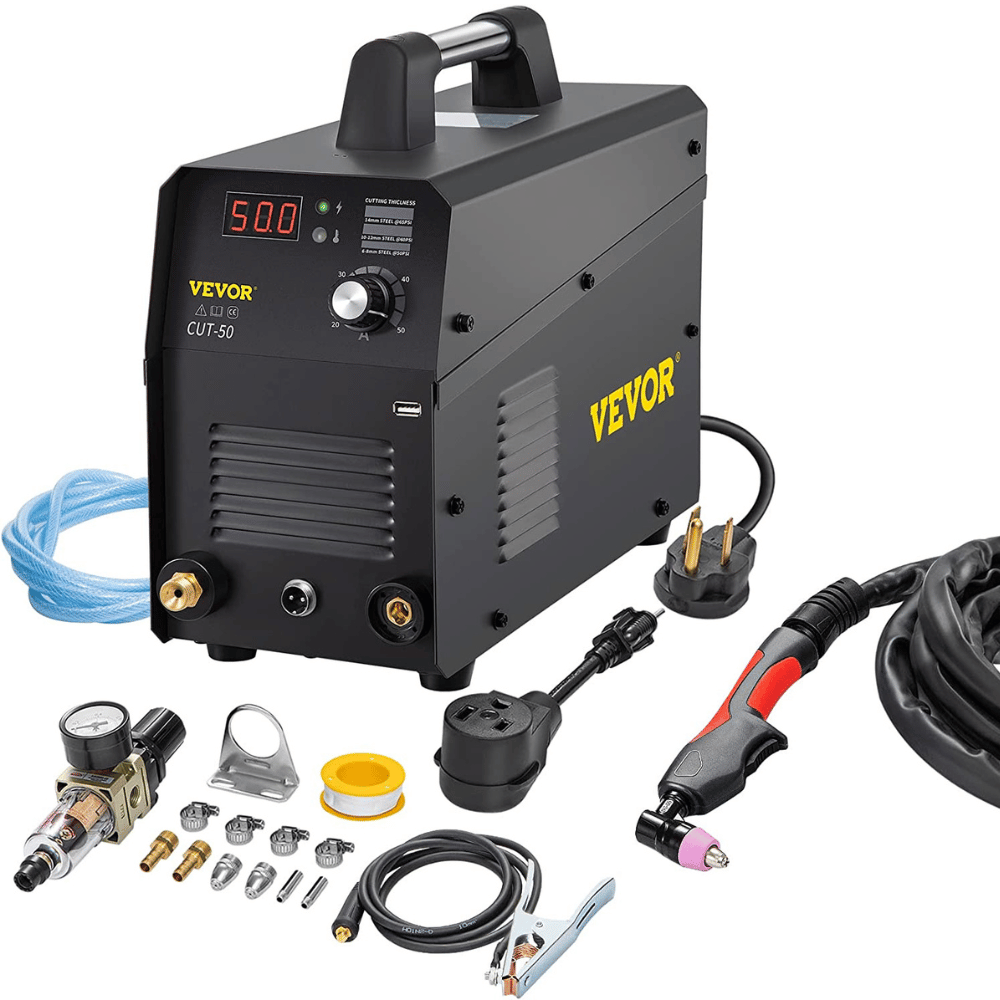 Best Plasma Cutter on a Budget - VEVOR Plasma Cutter, 50Amp, Air Cutting Machine with Plasma Torch